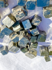 Pyrite Cubes Tumbles | Small
