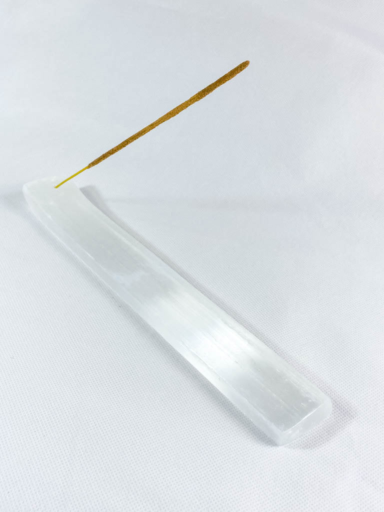 Selenite Incense Holder
