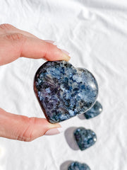 Larvikite Heart | Large