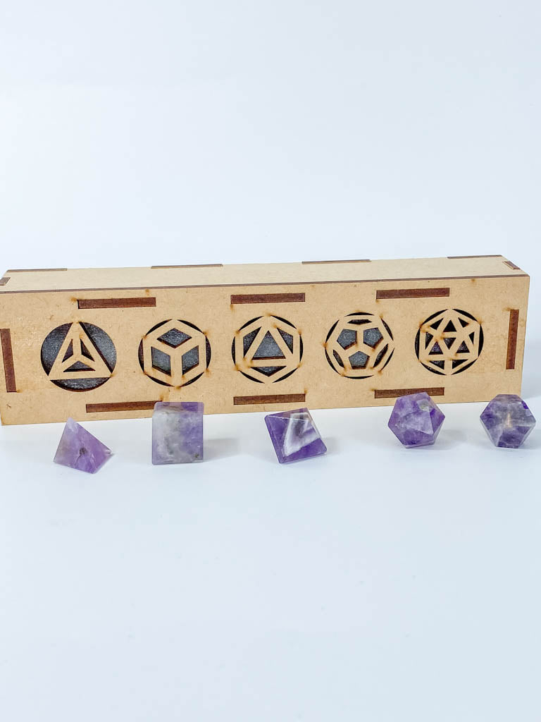 Platonic Solid Sacred Geometry | Amethyst