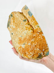 Blue Agate and Died Quartz Geode 3.9kg