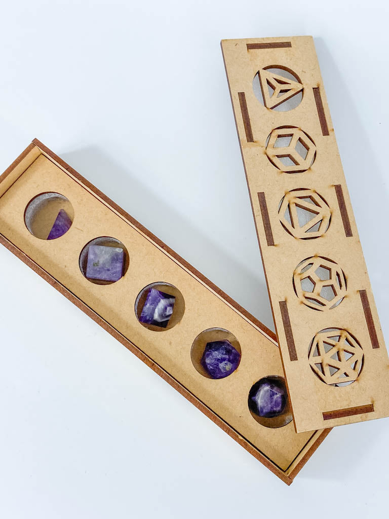 Platonic Solid Sacred Geometry | Amethyst