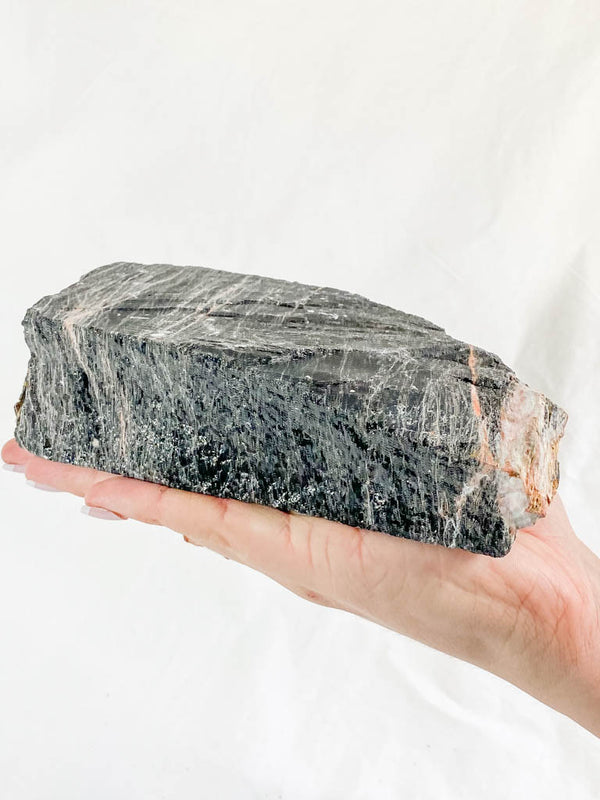 Black Tourmaline and Hematite Natural Chunk 1.1kg