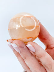 Onyx Orange Sphere | Large