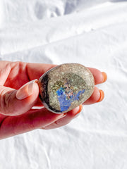 Azurite and Malachite Free Form on Matrix 38g