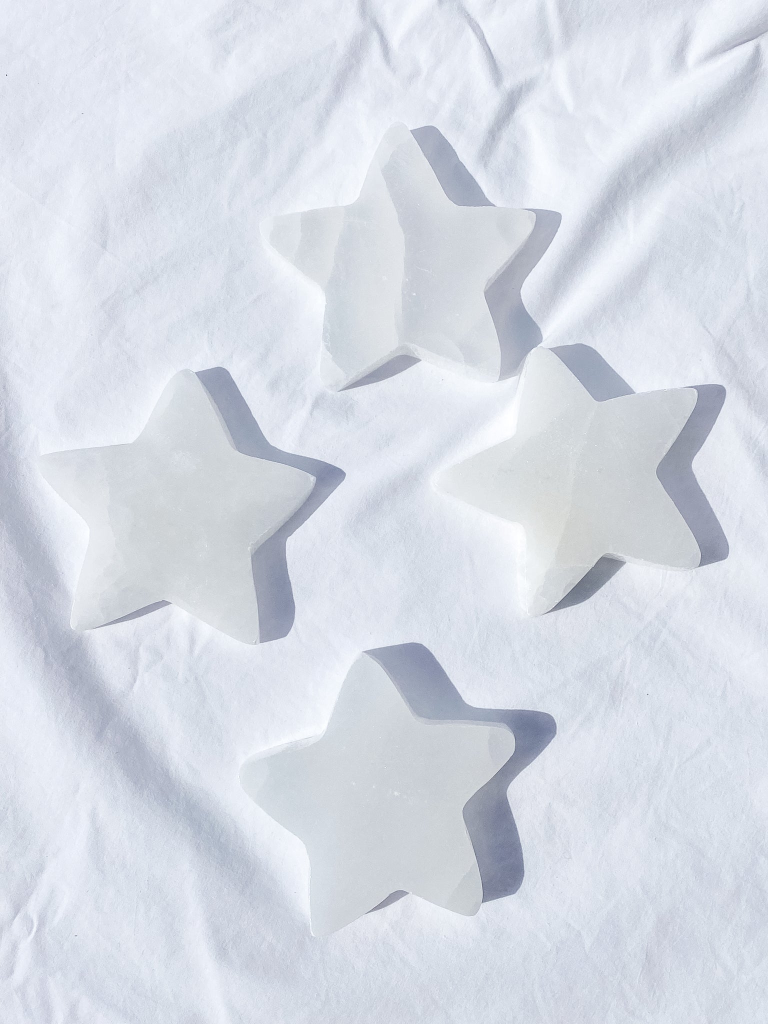 Selenite Star Plate | Large