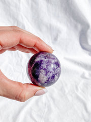 Lepidolite Sphere | Medium