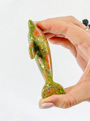Unakite Dolphin Carving