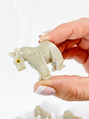Jasper Unicorn Carving