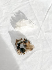 Balance Duo: Clear Quartz + Smoky Quartz | Medium