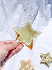 Green Onyx Star Bowl | Large