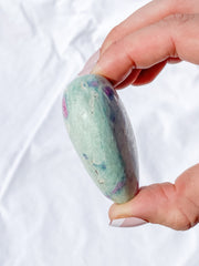 Ruby Fuchsite Heart | Large