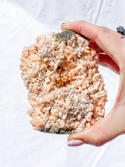 Pink Heulandite Cluster 600g
