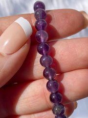 Amethyst Bead Bracelet