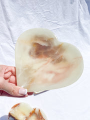 Green Onyx Heart Bowl | X Large