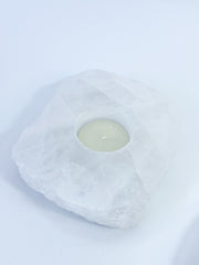 Quartz Top Polished Candle Base 14cm