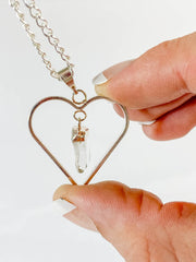 Love Crystals Pendant Clear Quartz