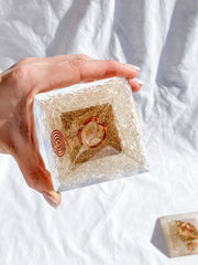 Orgonite Pyramid Clear Quartz