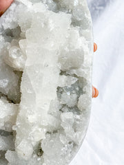 Chalcedony with Apophyllite CutBase Cluster 2.4kg