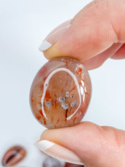 Dark Carnelian Tumbles | Small