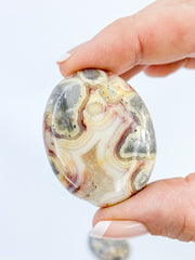 Crazy Lace Agate Worry Stone