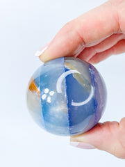 Onyx Blue Sphere | Large