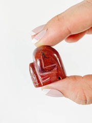 Red Jasper Mini Skull