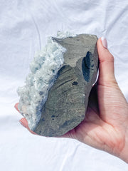 Chalcedony and Apophyllite CutBase Cluster 2.2kg