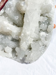 Chalcedony with Apophyllite CutBase Cluster 2.4kg