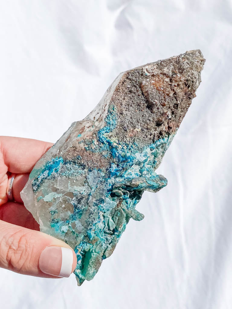Quantum Quattro Natural Mineral Specimen Cluster 331g