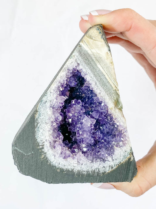 Amethyst CutBase Cluster 521g