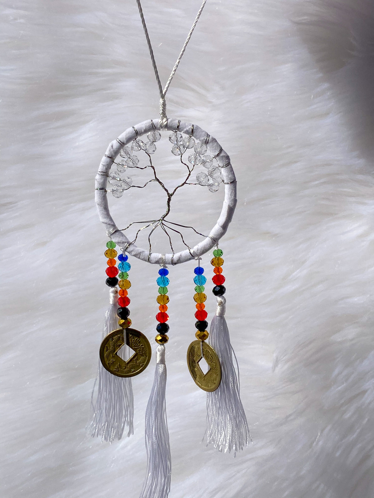 Tree of Life Peace Chakra Dream Catcher