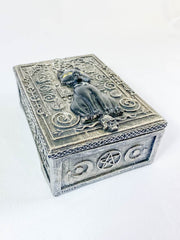 Black Cat Protection Silver Box