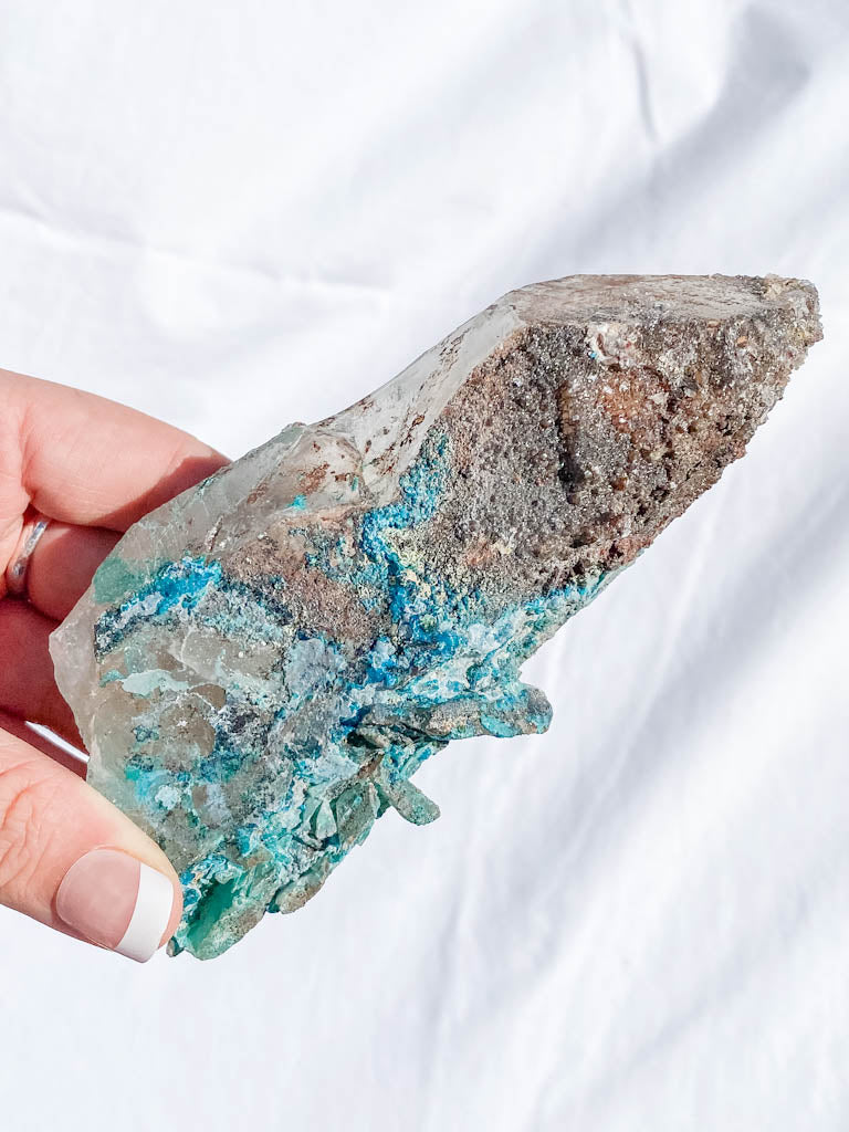 Quantum Quattro Natural Mineral Specimen Cluster 331g