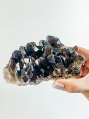 Smoky Quartz Cluster 745g