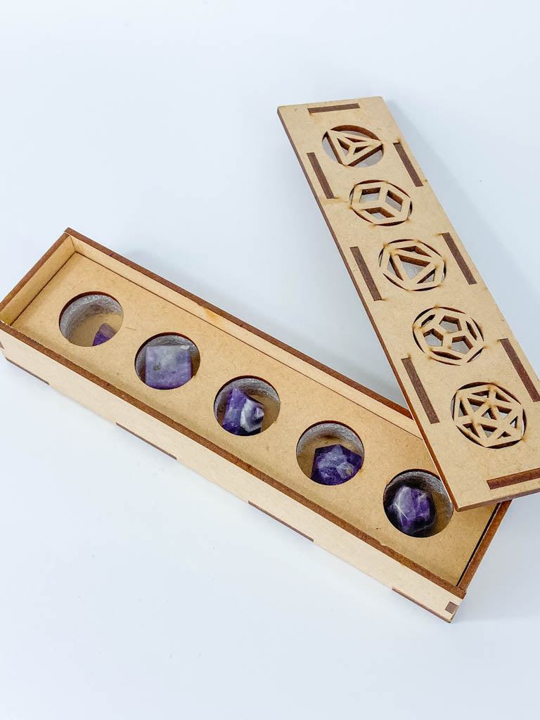 Platonic Solid Sacred Geometry | Amethyst