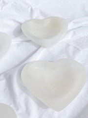 Selenite Heart Cleansing Bowl | X Large