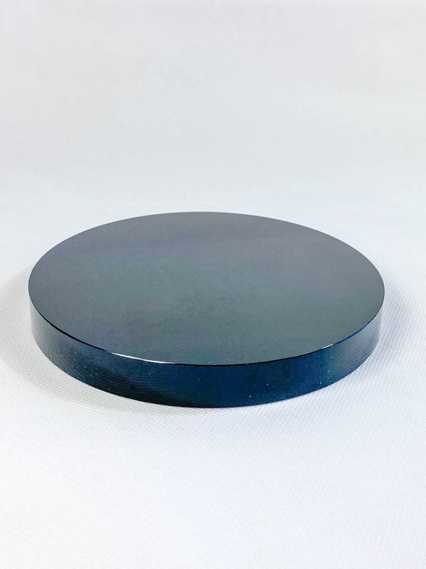 Black Obsidian Scrying Mirror Plate