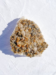 Frosted Citrine Cluster with Inclusions 1kg