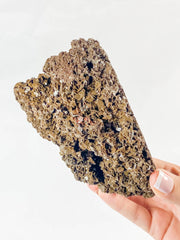 Halite Chocolate Cluster Mineral Specimen Fragile 427g