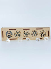 Platonic Solid Sacred Geometry | Clear Quartz