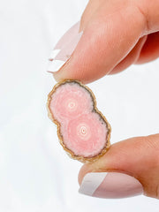 Rhodochrosite Infinity Slice | Mini
