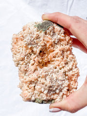 Pink Heulandite Cluster 600g