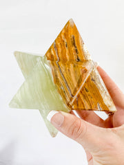 Green Onyx Merkaba XXL