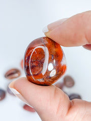 Dark Carnelian Tumbles | Small