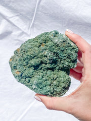 Green Heulandite CutBase Cluster 600g