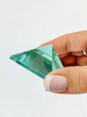 Green Obsidian Pyramid | Medium