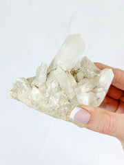 Quartz Cluster with Inclusions 280g
