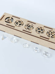 Platonic Solid Sacred Geometry | Clear Quartz