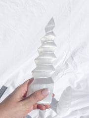 Selenite Unicorn Horn | Large